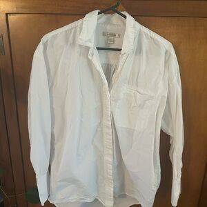 Banana Republic Classic White Cotton Shirt